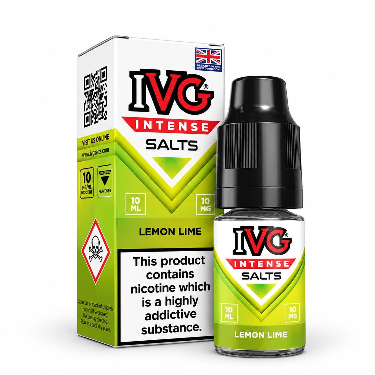 IVG Intense Nicotine Salt E-Liquid – Case of 10 Bottles
