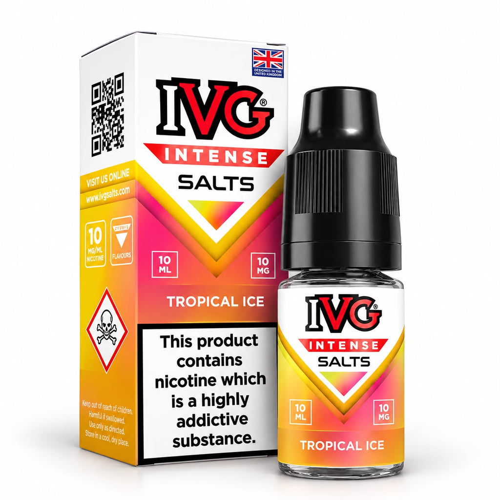 IVG Intense Nicotine Salt E-Liquid – Case of 10 Bottles