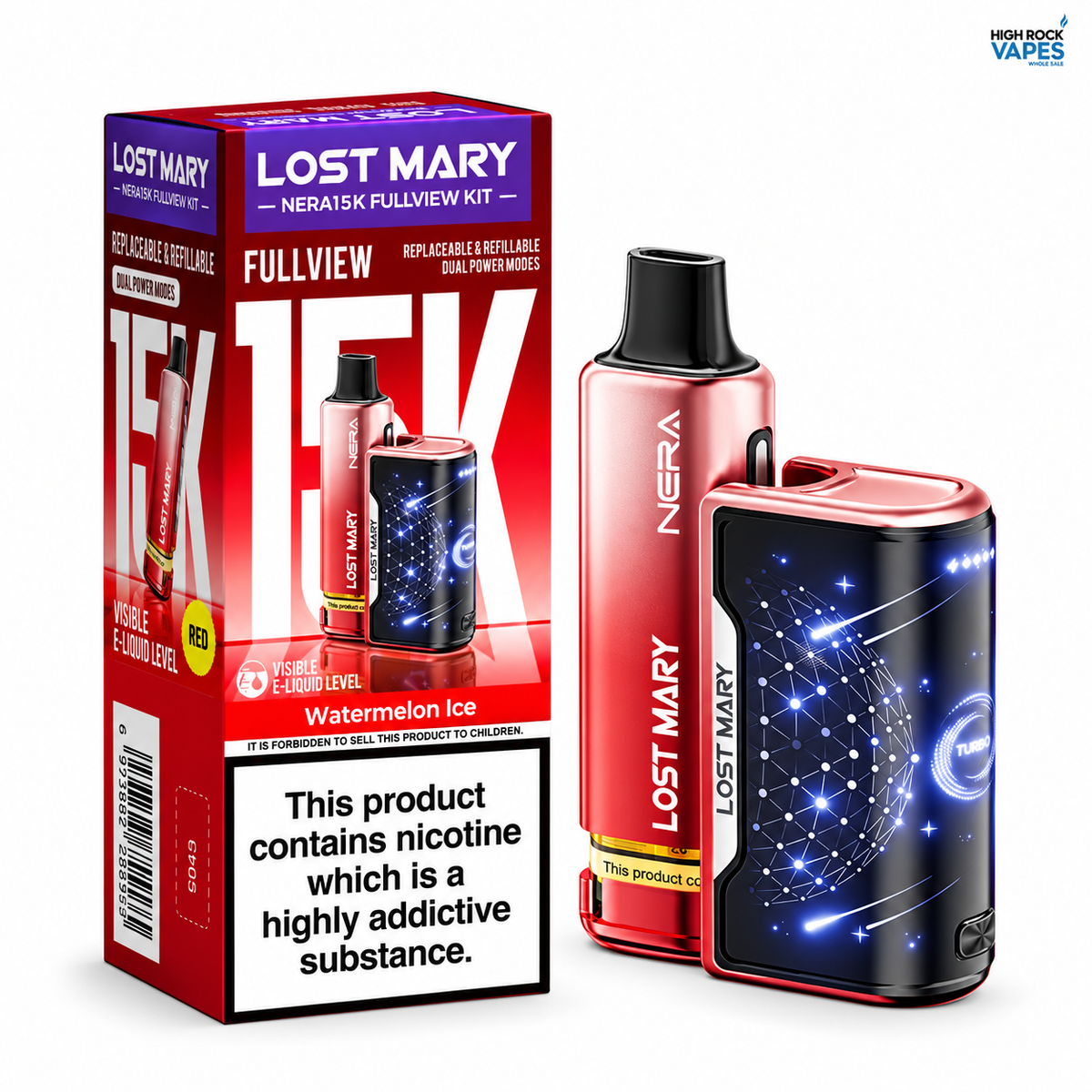 Lost Mary Nera 15K Prefilled Vape Kit – Pack of 5