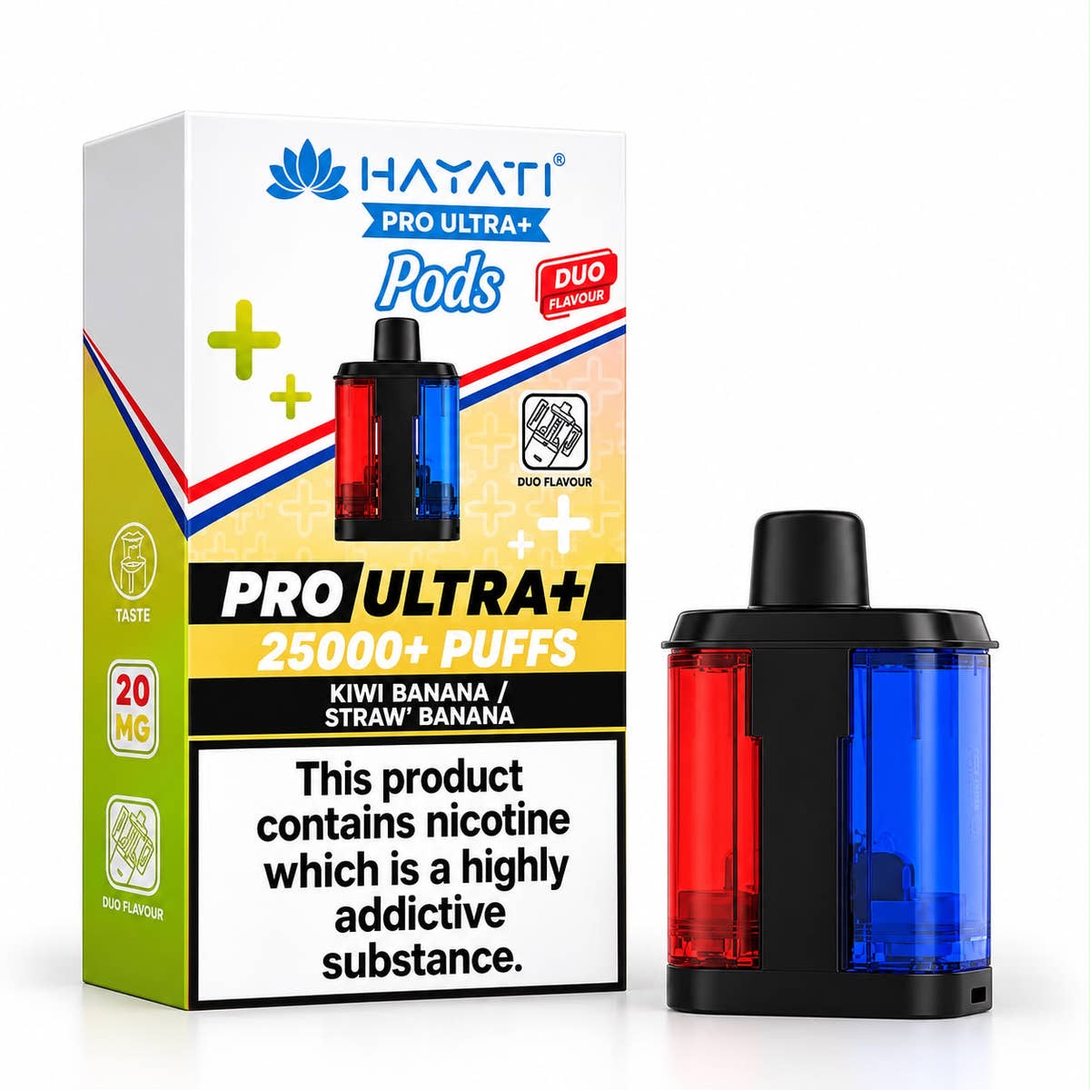 Hayati Pro Ultra Plus 25000 Puff 20mg Prefilled Replacement Pods – Pack of 5