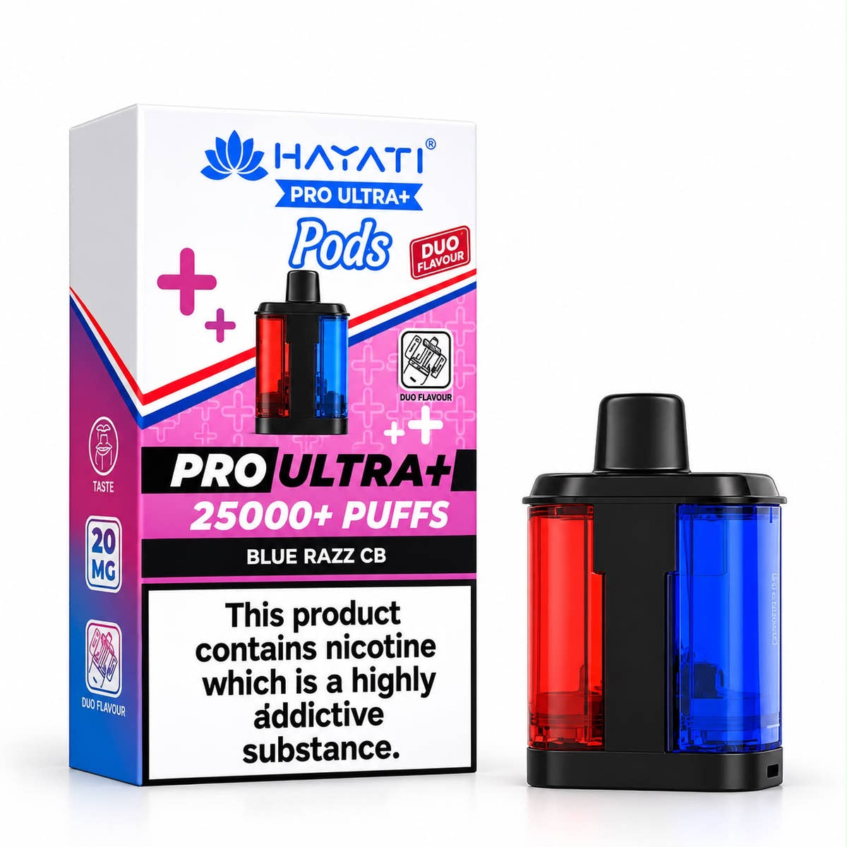 Hayati Pro Ultra Plus 25000 Puff 20mg Prefilled Replacement Pods – Pack of 5