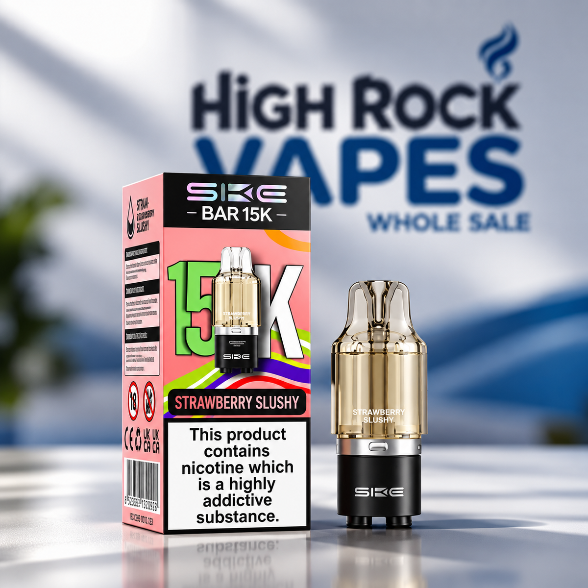 SKE Bar 15K Prefilled Replacement Pod - Single