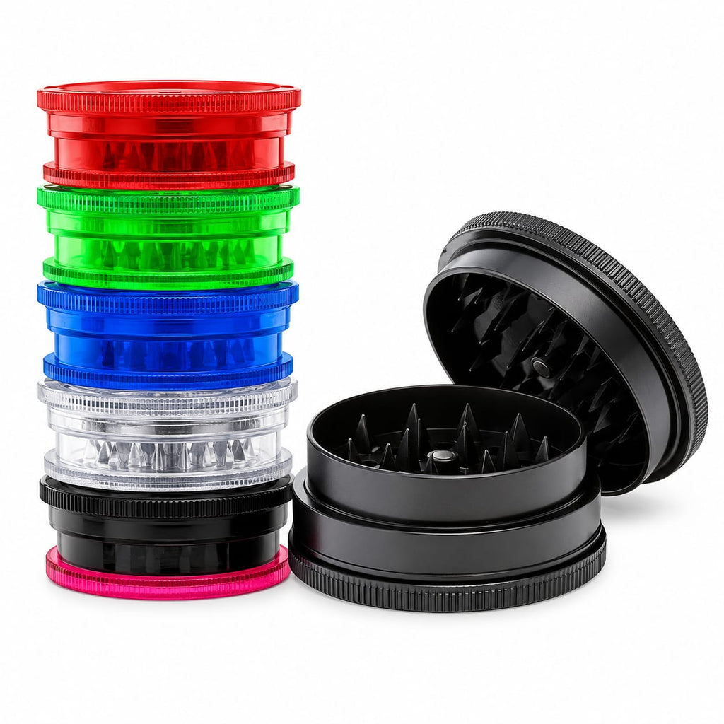 Shark Teeth Herb Grinder – Durable Metal, Single Unit