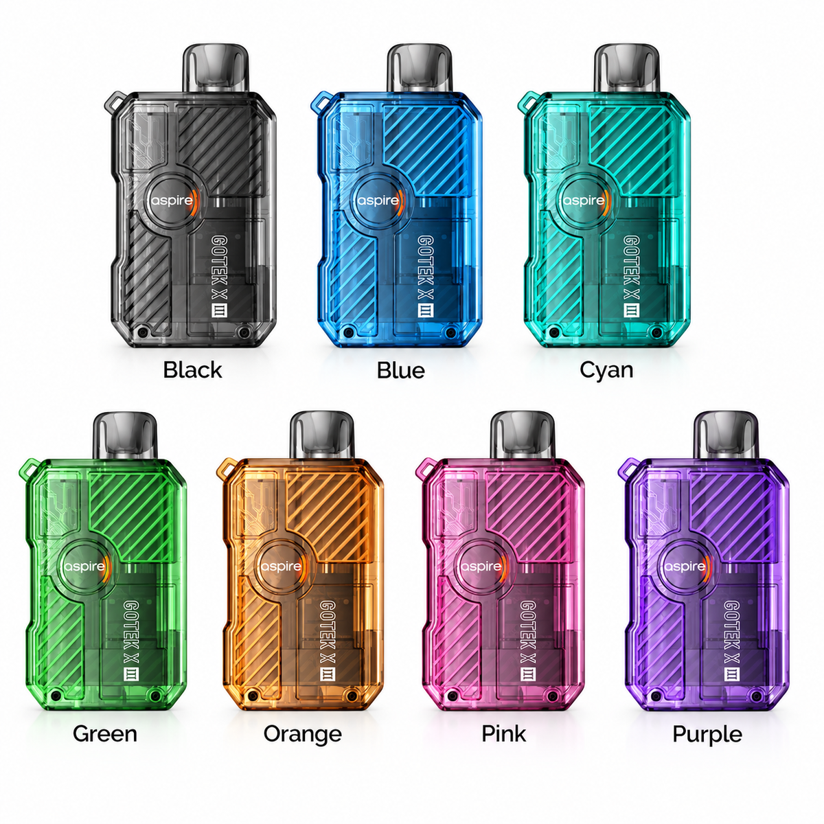 Aspire Gotek X3 Refillable Pod Vape Kit – Single Device