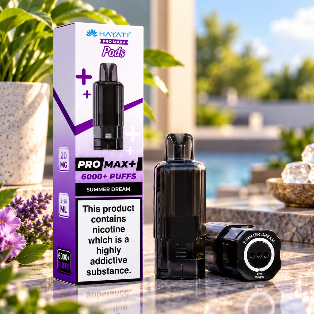 Hayati Pro Max Plus 6000 Puff Pods / Refills  – Pack of 5
