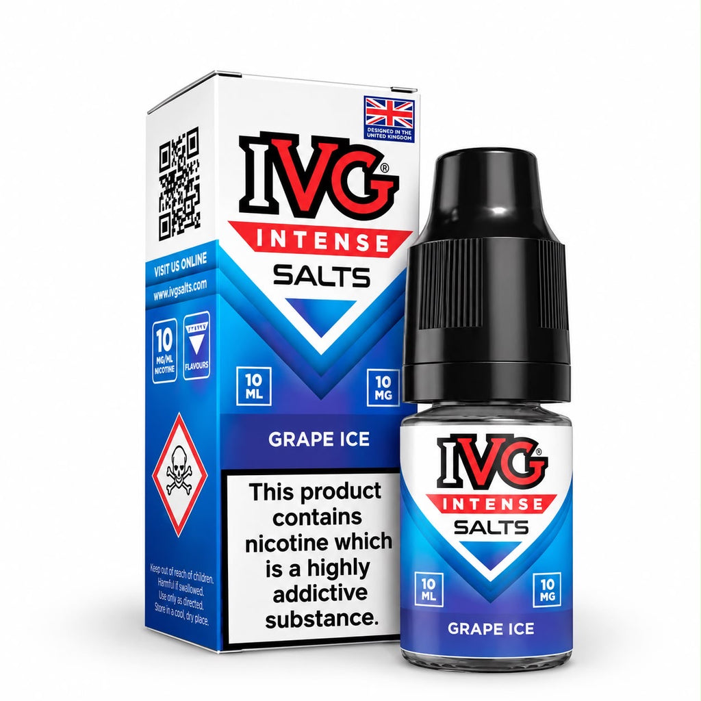 IVG Intense Nicotine Salt E-Liquid – Case of 10 Bottles