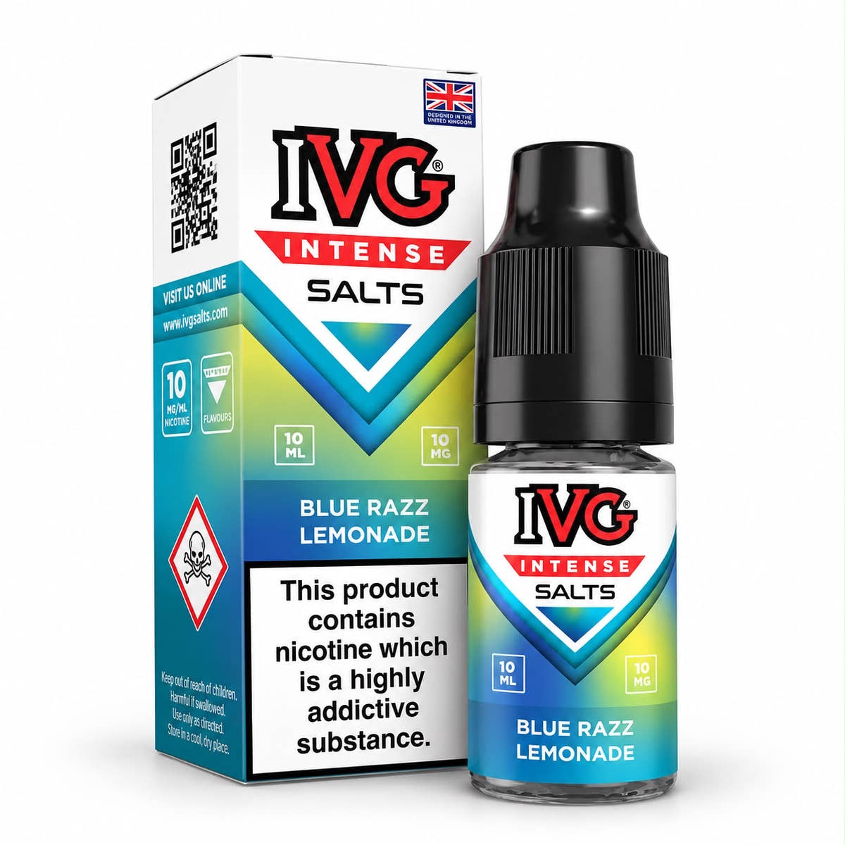 IVG Intense Nicotine Salt E-Liquid – Case of 10 Bottles