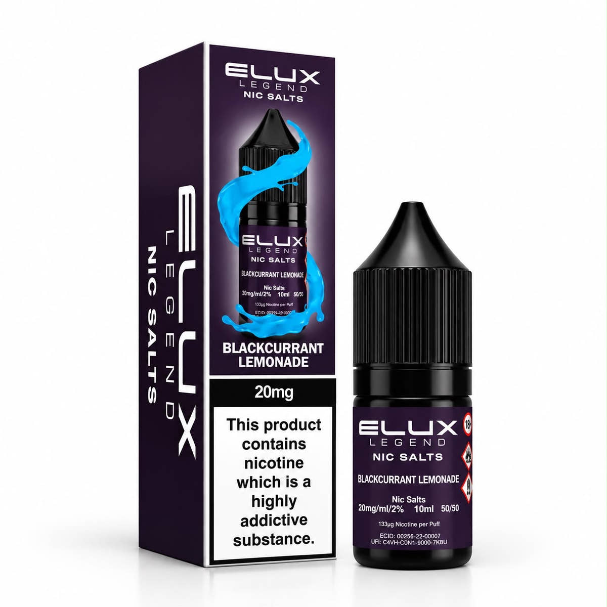 ELUX Legend Nic Salts – Pack of 10