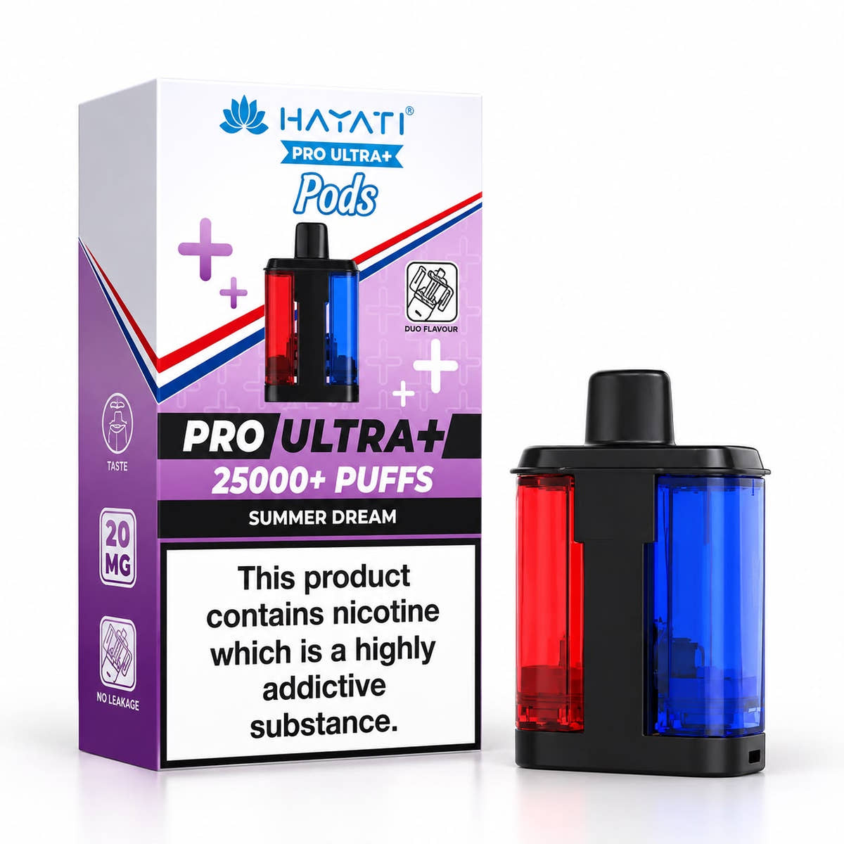 Hayati Pro Ultra Plus 25000 Puff 20mg Prefilled Replacement Pods – Pack of 5