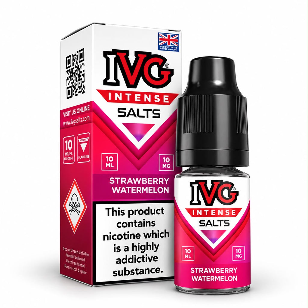 IVG Intense Nicotine Salt E-Liquid – Case of 10 Bottles