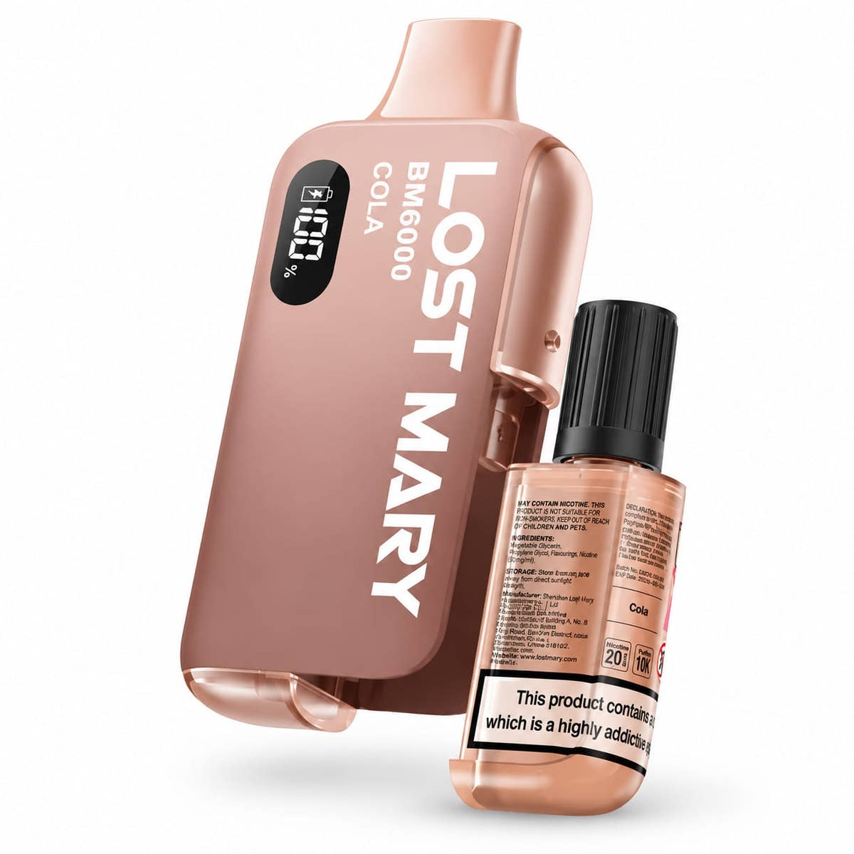 Lost Mary BM6000 Prefilled Rechargeable Vape Kit – Case of 5 Devices