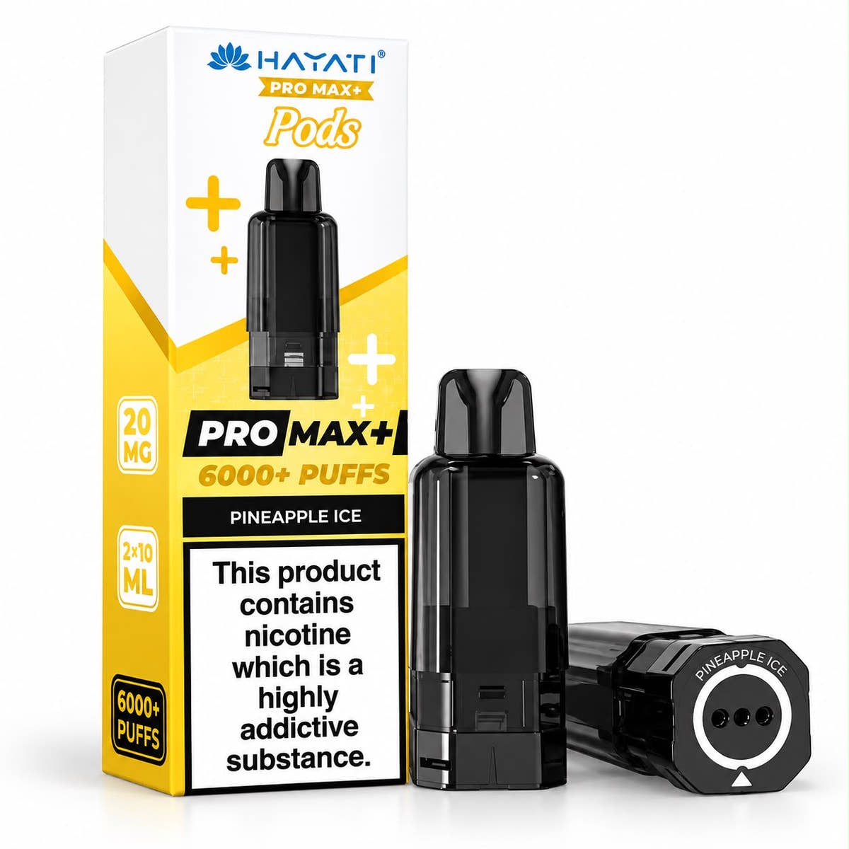 Hayati Pro Max Plus 6000 Puff Pods / Refills  – Pack of 5