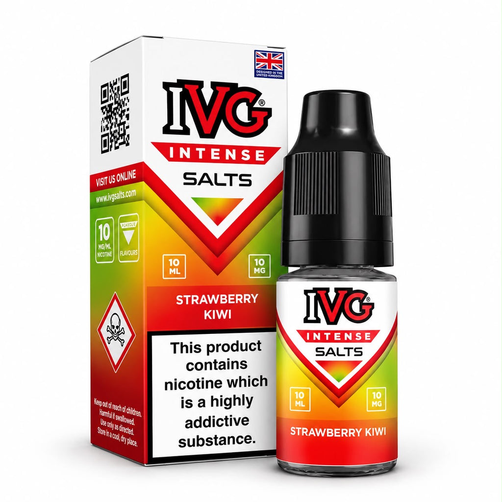 IVG Intense Nicotine Salt E-Liquid – Case of 10 Bottles