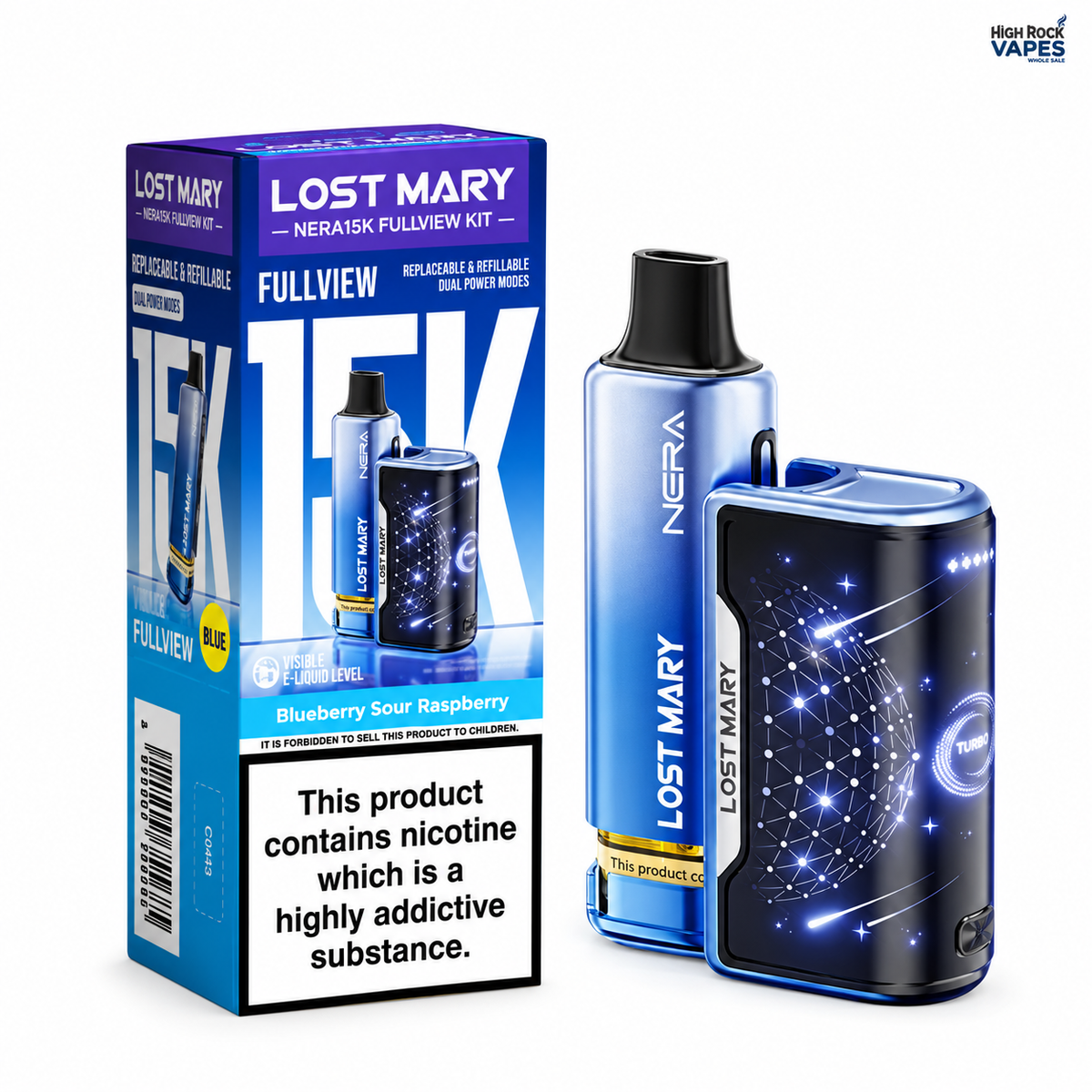 Lost Mary Nera 15K Prefilled Vape Kit – Pack of 5