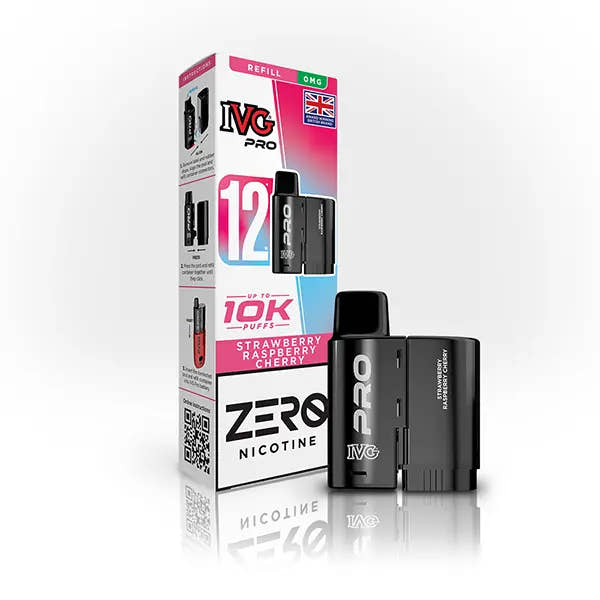 IVG Pro 12 Zero Nicotine Prefilled Replacement Pods - Pack of 5