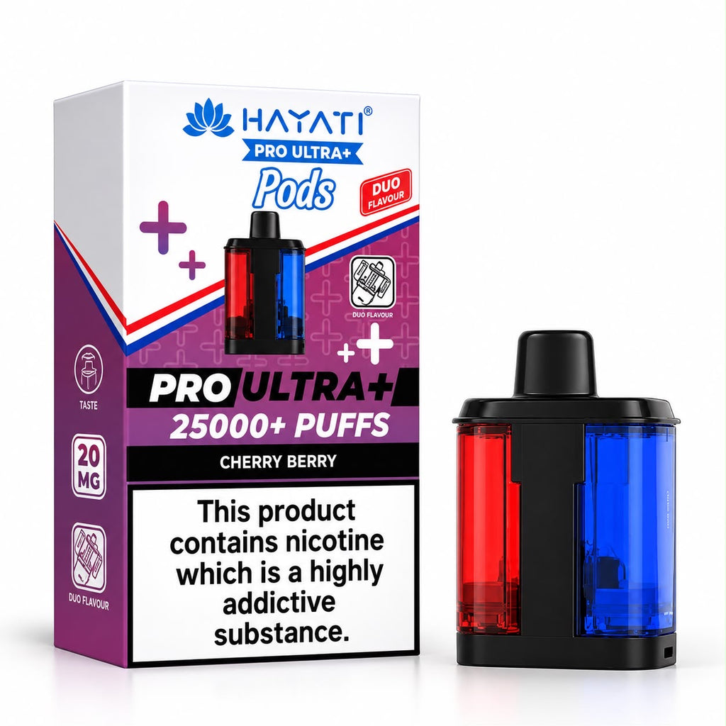 Hayati Pro Ultra Plus 25000 Puff 20mg Prefilled Replacement Pods – Pack of 5