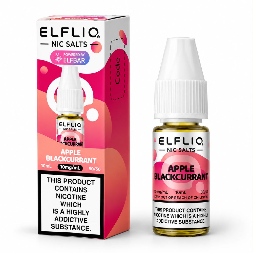 Elf Bar Elfliq Nicotine Salt 10ml E-Liquid – Case of 10 Bottles