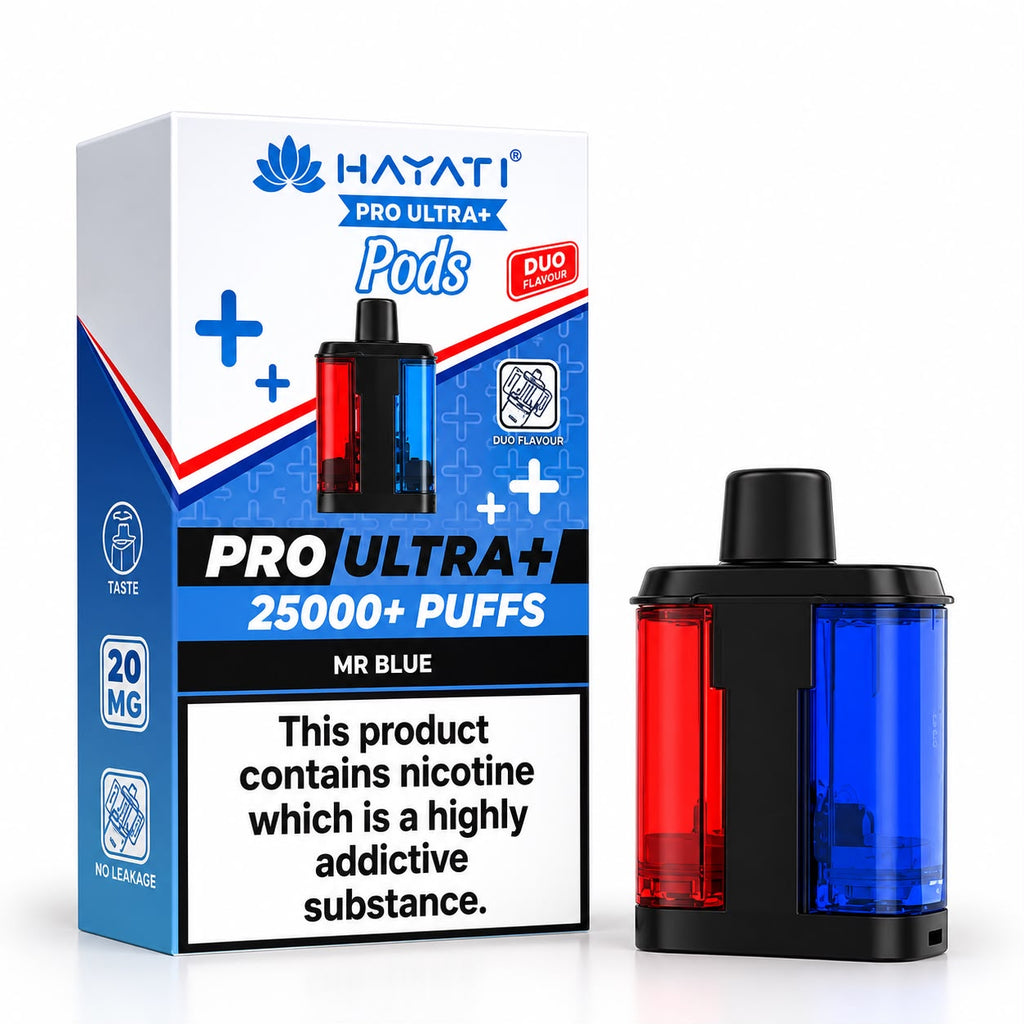 Hayati Pro Ultra Plus 25000 Puff 20mg Prefilled Replacement Pods – Pack of 5
