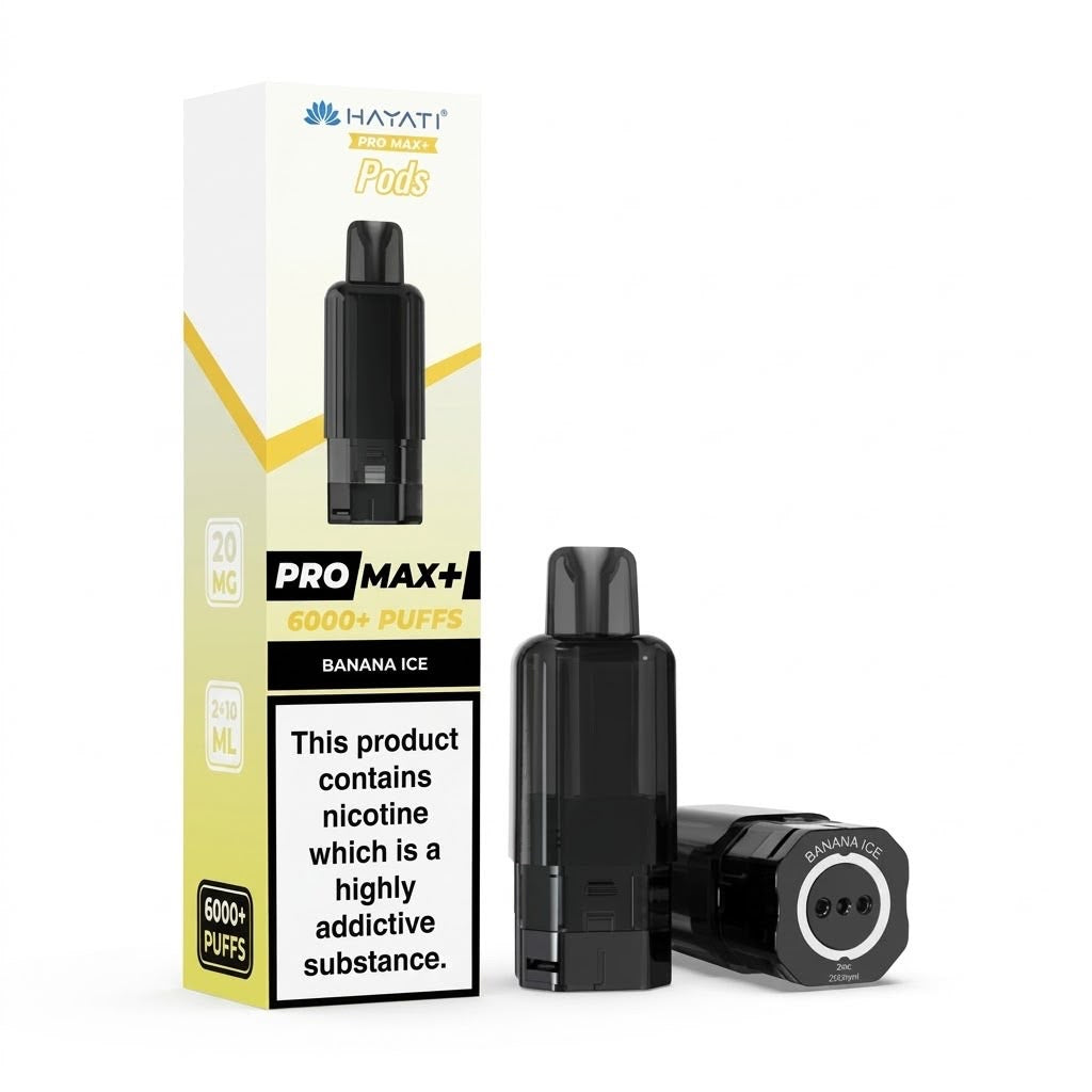 Hayati Pro Max Plus 6000 Puff Pods / Refills  – Pack of 5