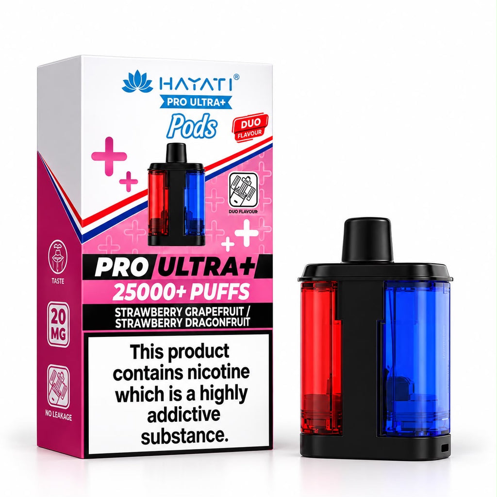 Hayati Pro Ultra Plus 25000 Puff 20mg Prefilled Replacement Pods – Pack of 5