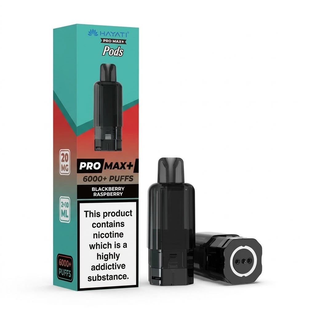 Hayati Pro Max Plus 6000 Puff Pods / Refills  – Pack of 5