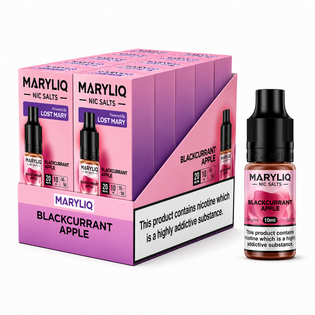 Lost Mary MaryLiq Nicotine Salt 10ml E-Liquid – Case of 10 Bottles