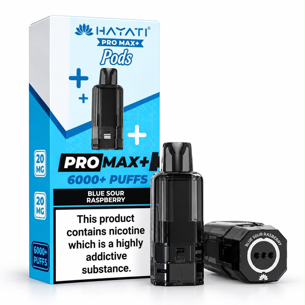 Hayati Pro Max Plus 6000 Puff Pods / Refills  – Pack of 5