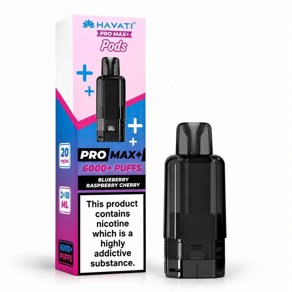 Hayati Pro Max Plus 6000 Puff Pods / Refills  – Pack of 5