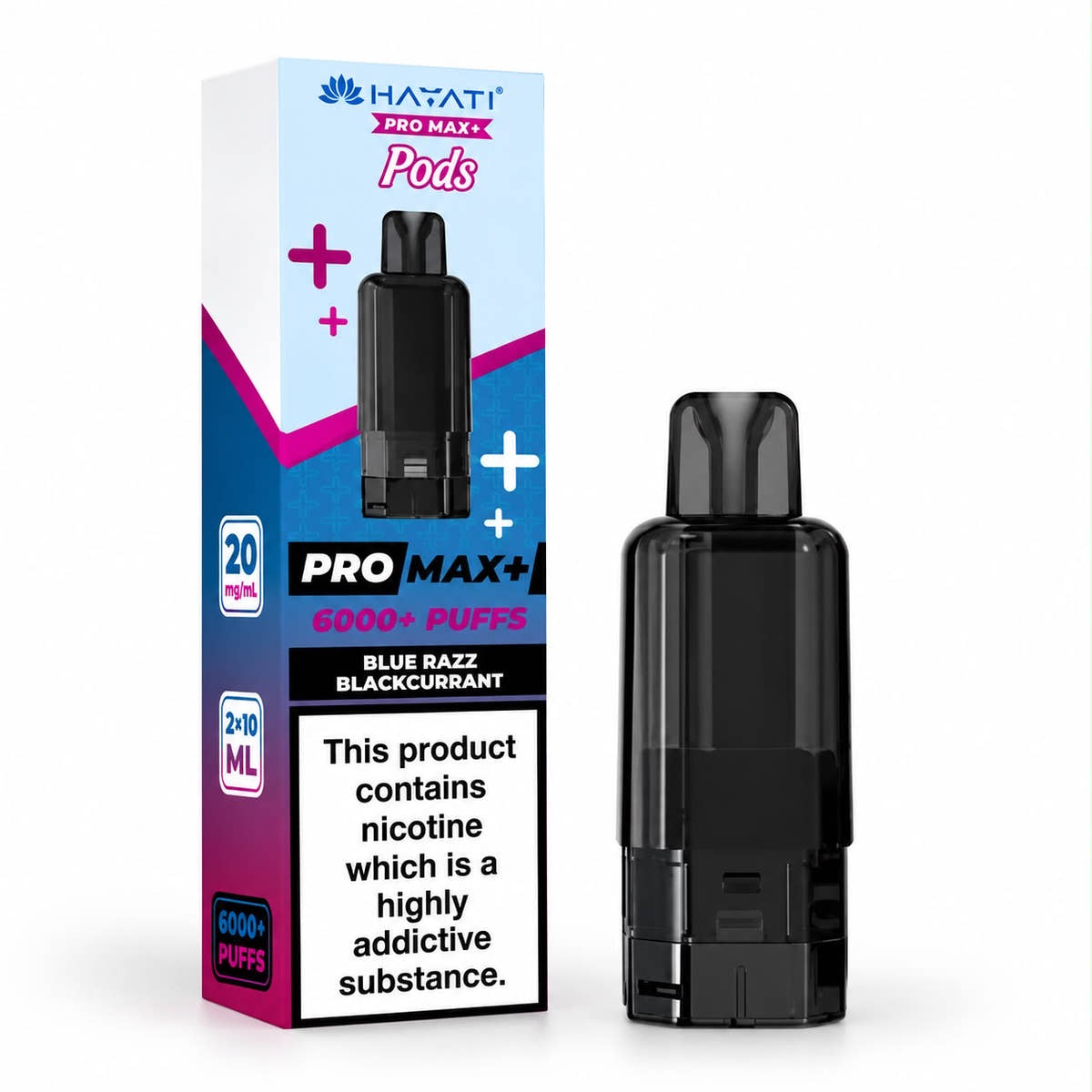 Hayati Pro Max Plus 6000 Puff Pods / Refills  – Pack of 5