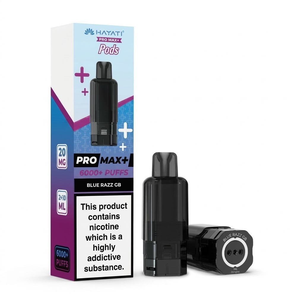 Hayati Pro Max Plus 6000 Puff Pods / Refills  – Pack of 5