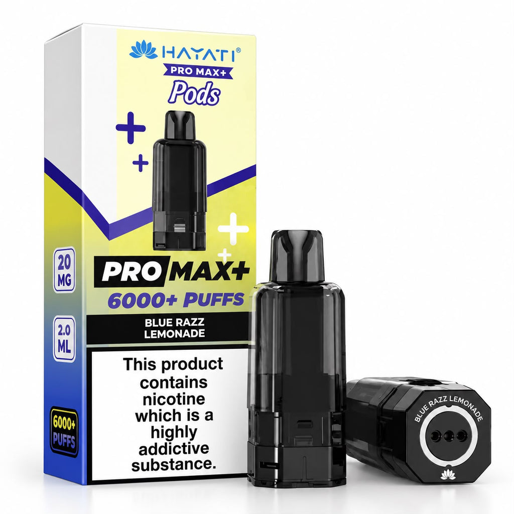 Hayati Pro Max Plus 6000 Puff Pods / Refills  – Pack of 5