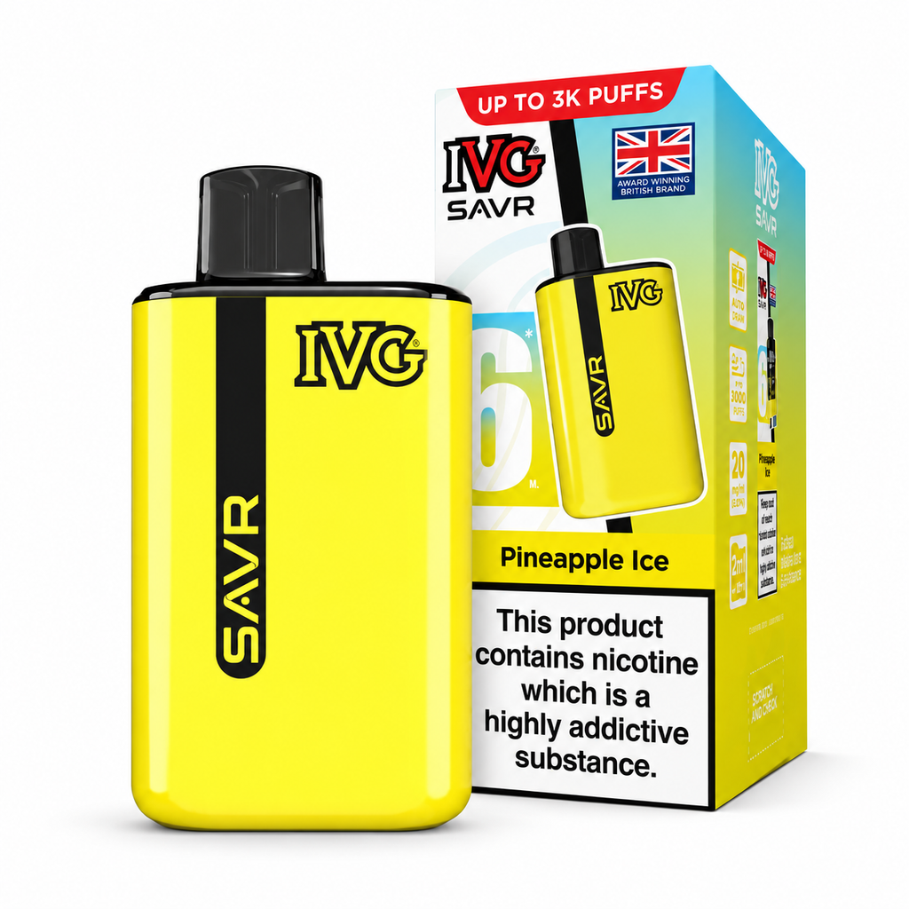 IVG SAVR 3000 Puffs Prefilled Vape Kit - Pack of 5