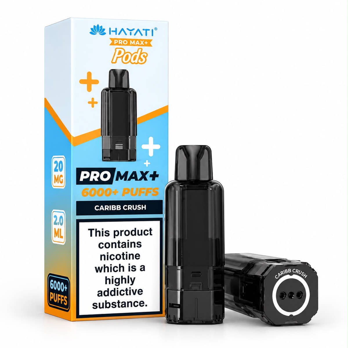 Hayati Pro Max Plus 6000 Puff Pods / Refills  – Pack of 5