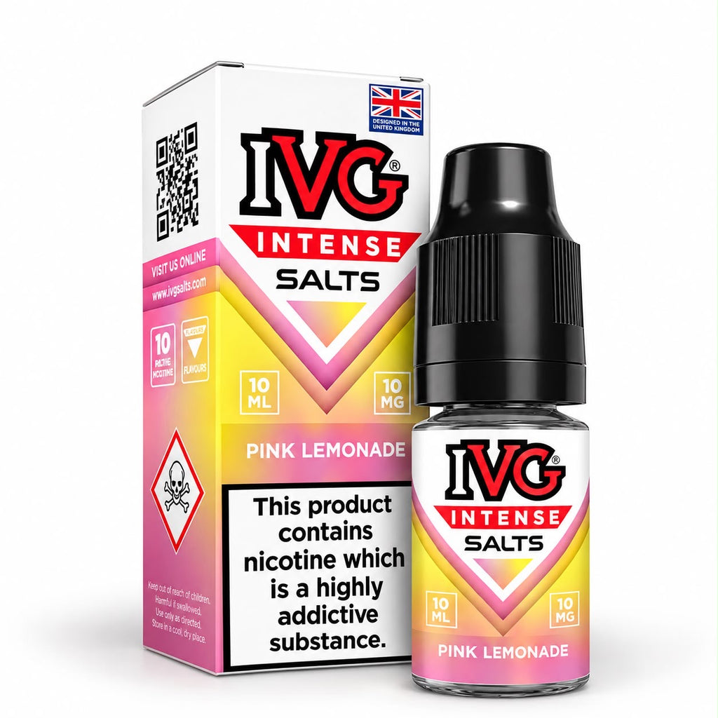 IVG Intense Nicotine Salt E-Liquid – Case of 10 Bottles