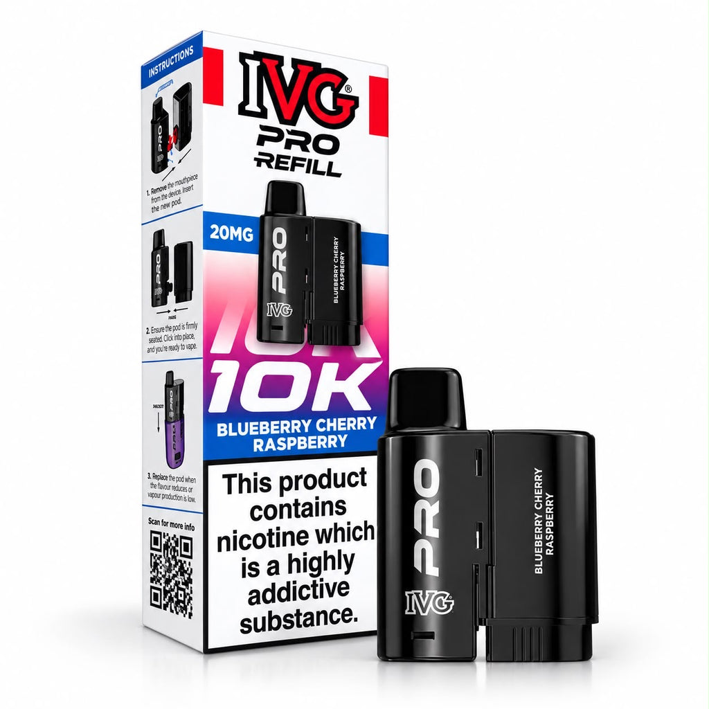 IVG Pro 12 Prefilled Replacement Vape Pods – Box of 5 Cartridges