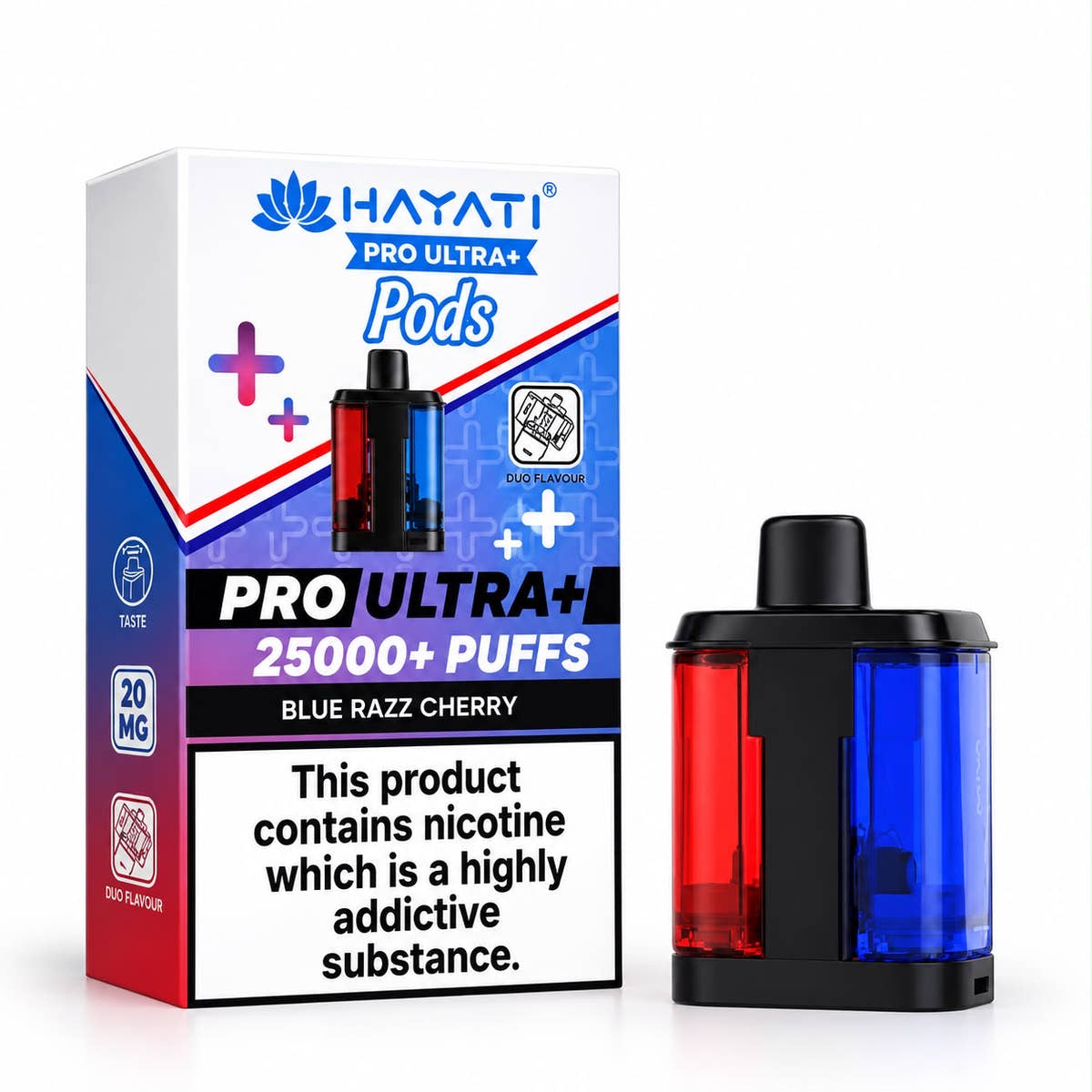 Hayati Pro Ultra Plus 25000 Puff 20mg Prefilled Replacement Pods – Pack of 5