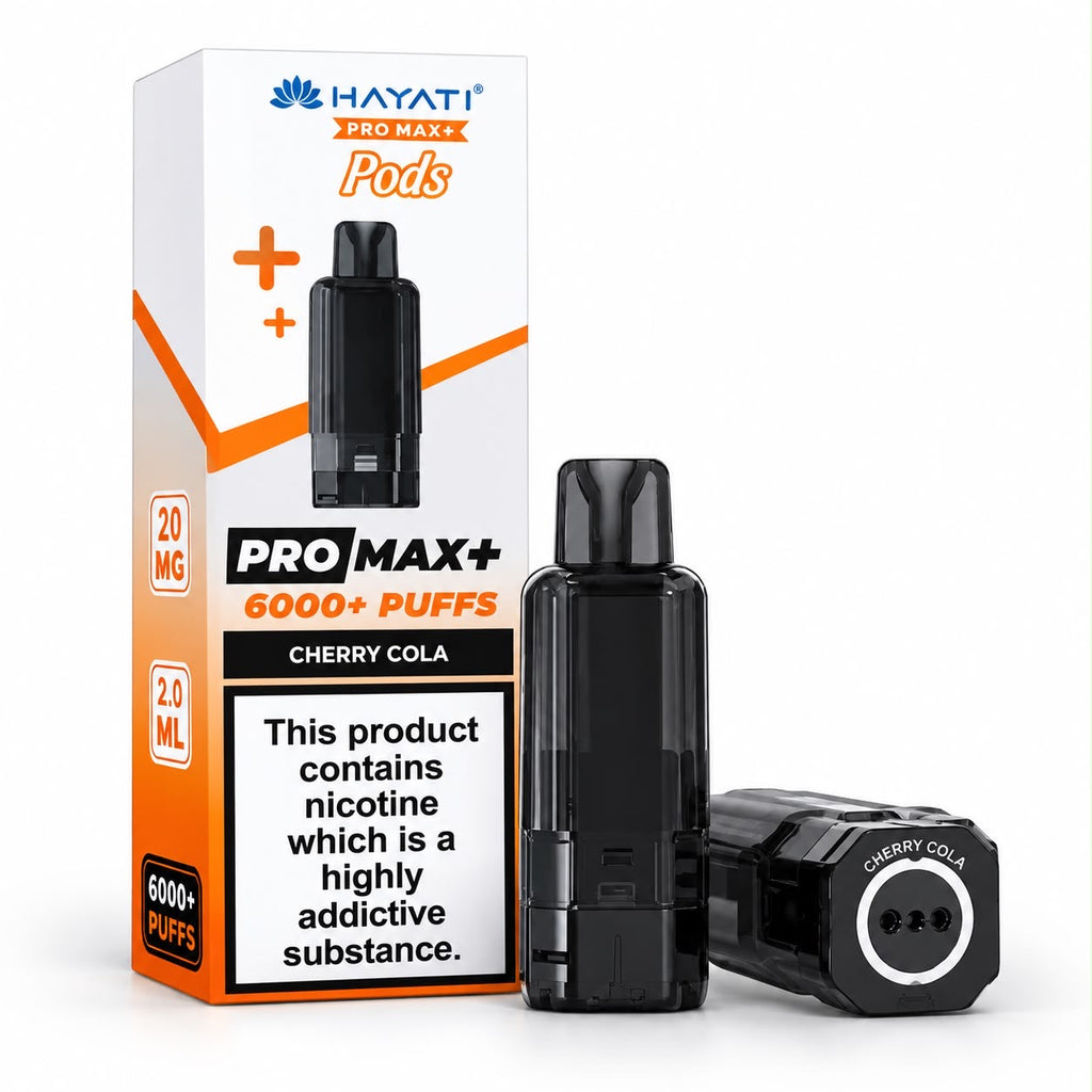 Hayati Pro Max Plus 6000 Puff Pods / Refills  – Pack of 5
