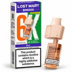 Lost Mary BM6000 Prefilled Replacement Vape Pods – Pack of 5 Cartridges