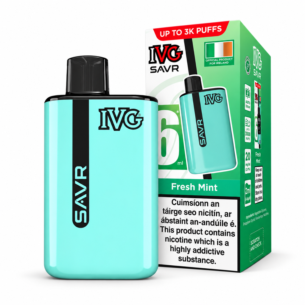 IVG SAVR 3000 Puffs Prefilled Vape Kit - Pack of 5