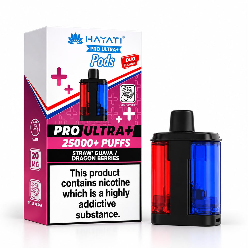 Hayati Pro Ultra Plus 25000 Puff 20mg Prefilled Replacement Pods – Pack of 5
