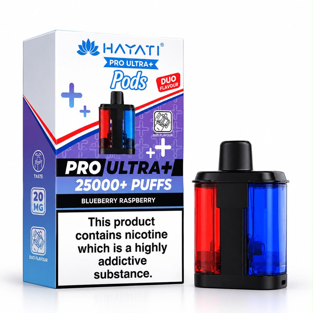 Hayati Pro Ultra Plus 25000 Puff 20mg Prefilled Replacement Pods – Pack of 5