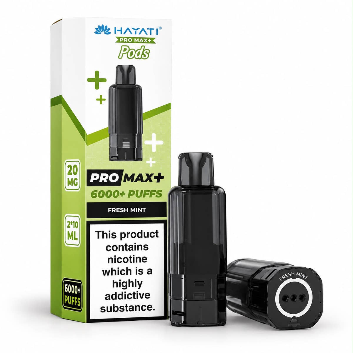 Hayati Pro Max Plus 6000 Puff Pods / Refills  – Pack of 5