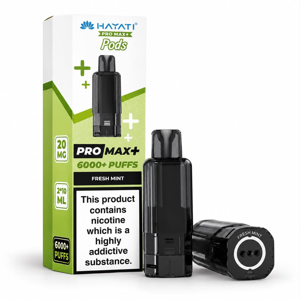 Hayati Pro Max Plus 6000 Puff Pods / Refills  – Pack of 5