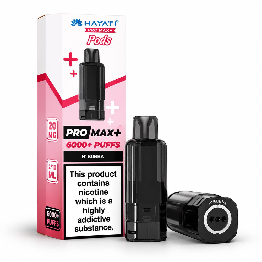 Hayati Pro Max Plus 6000 Puff Pods / Refills  – Pack of 5