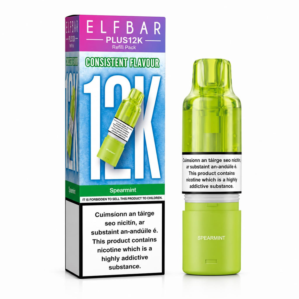 Elf Bar Elfplus 12000 Puff Prefilled Replacement Pods / Refills– Pack of 5