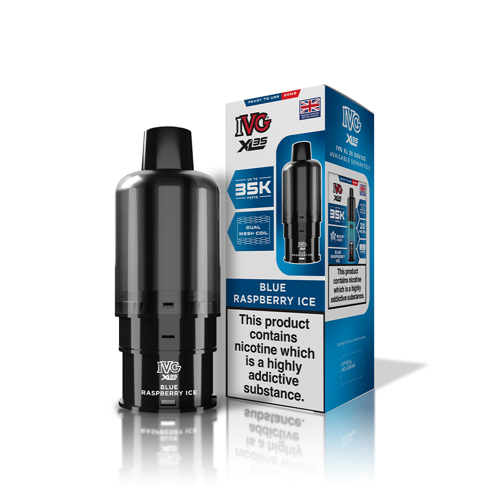 IVG XL 35000 Puff Prefilled Vape Pods – Box of 5 Cartridges