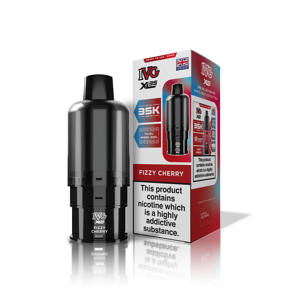IVG XL 35000 Puff Prefilled Vape Pods – Box of 5 Cartridges