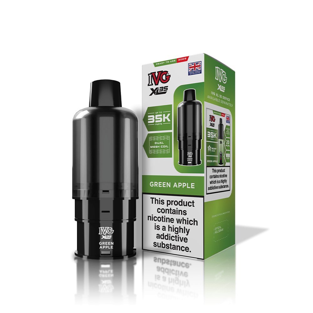 IVG XL 35000 Puff Prefilled Vape Pods – Box of 5 Cartridges