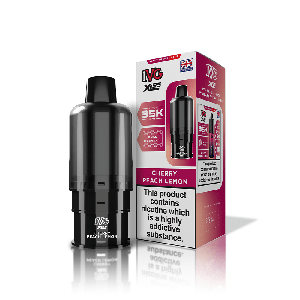 IVG XL 35000 Puff Prefilled Vape Pods – Box of 5 Cartridges