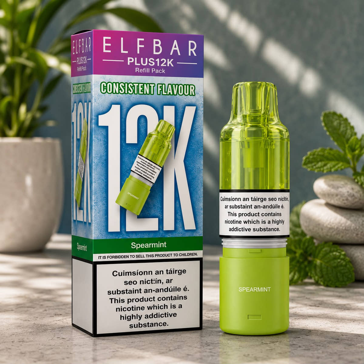 Elf Bar Elfplus 12000 Puff Prefilled Replacement Pods / Refills– Pack of 5